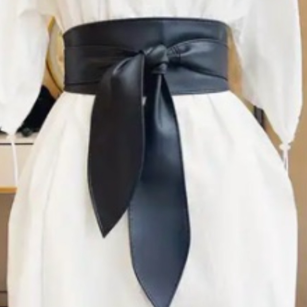 Black Leather Belt